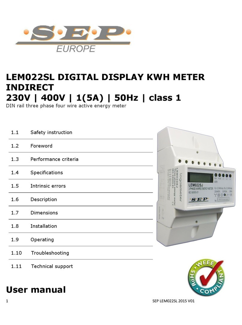 SEP LEM022SL user manual