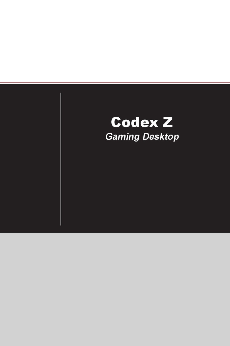 MSI Codex Z User manual
