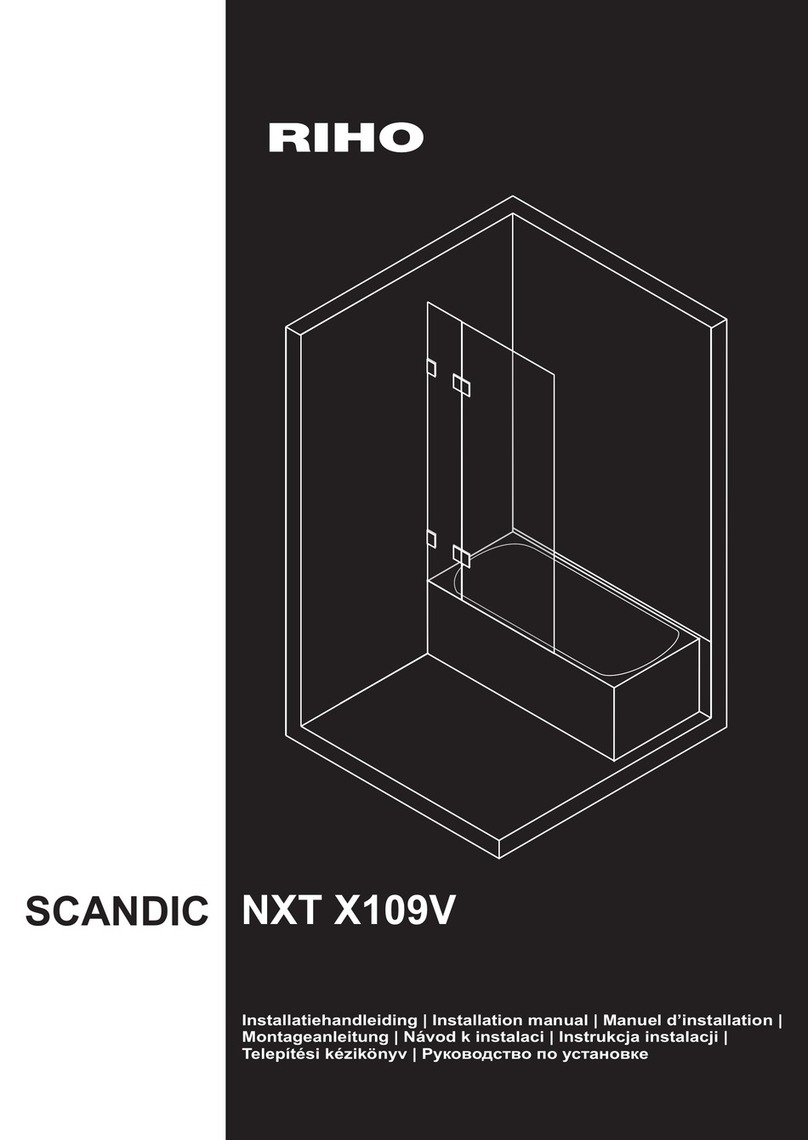 RIHO SCANDIC NXT X109V installation manual