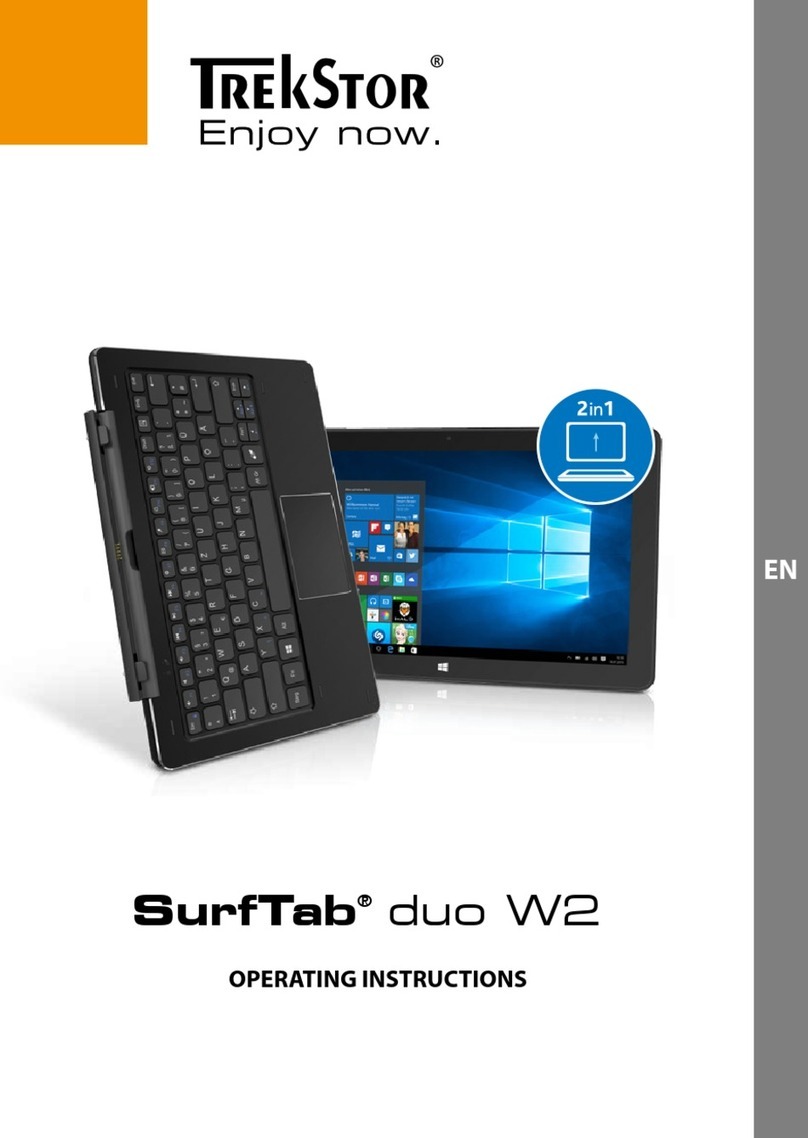 TrekStor SurfTab duo W2 operating instructions