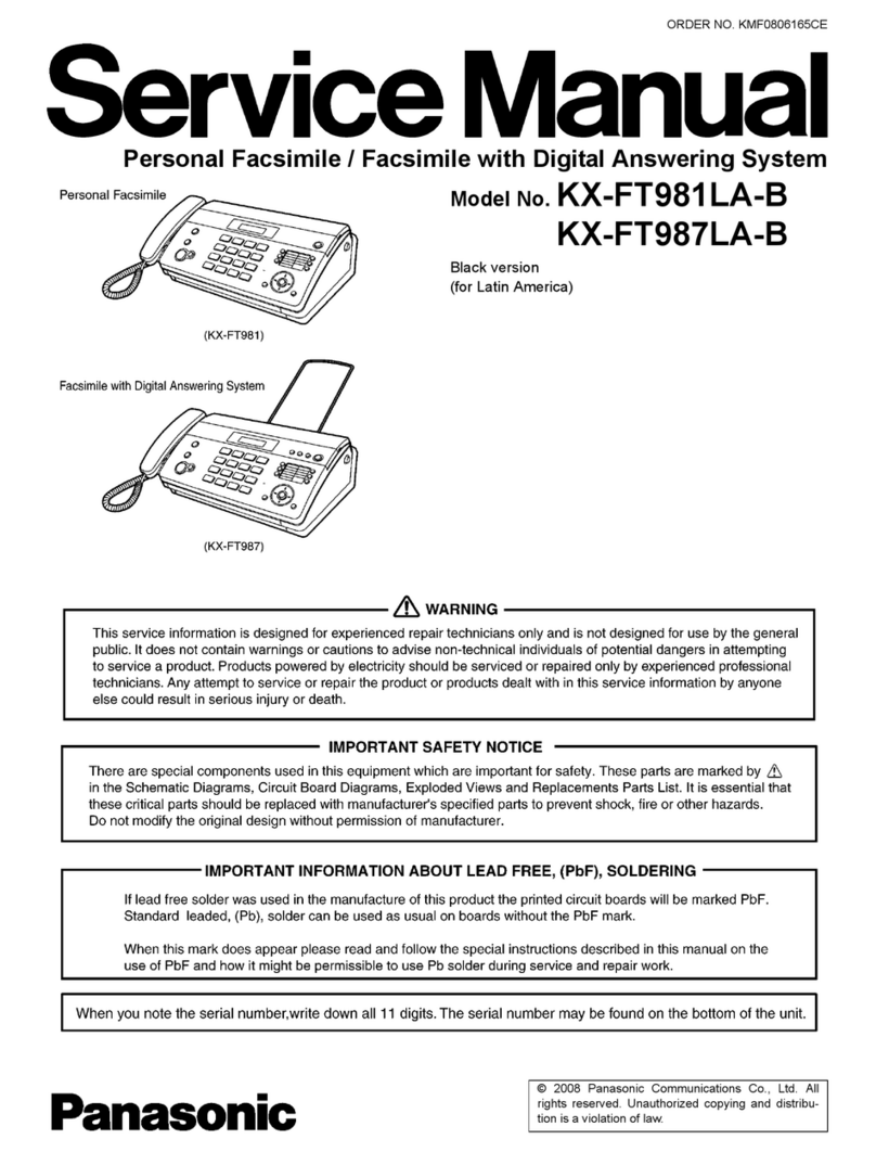 Panasonic KX-FT981LA-B User manual