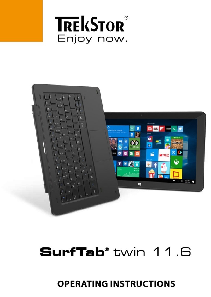 TrekStor SurfTab twin 11.6 operating instructions