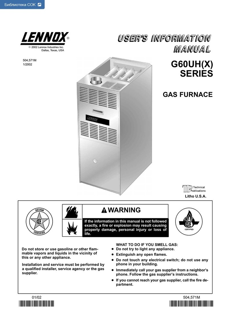 Lennox G60UHX Series Guide