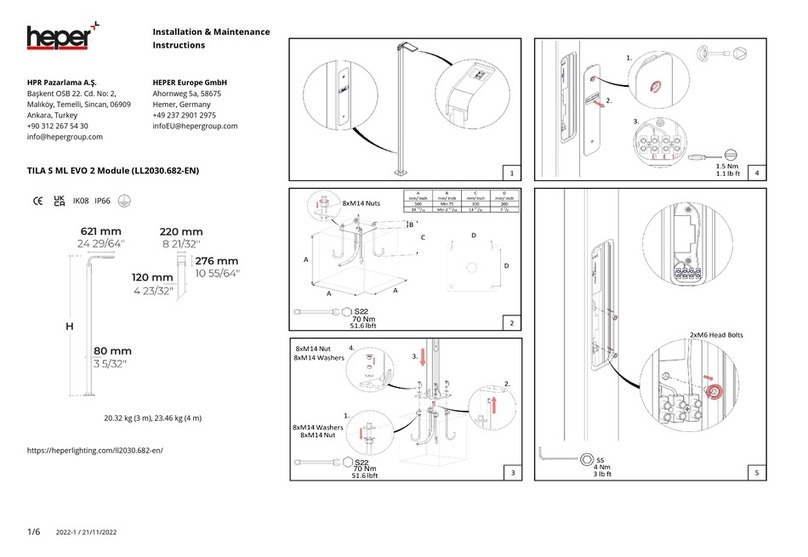 HEPER TILA S ML EVO 2 Module Installation and operating instructions HEPER TILA S ML EVO 2 Module Installation and operating instructions