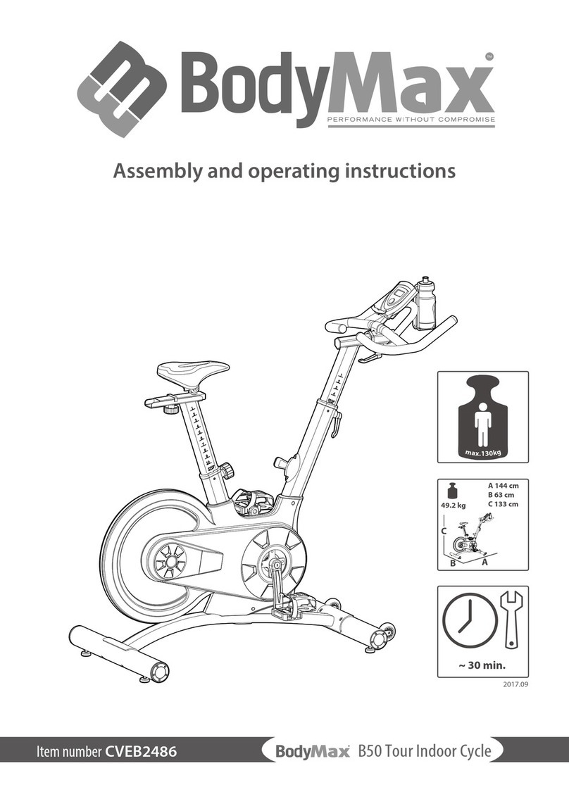 BODYMAX B50 Assembly and operating instructions