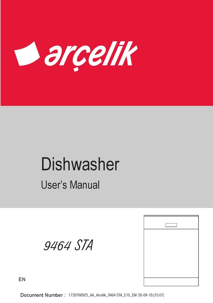 arcelik 9464 STA user manual