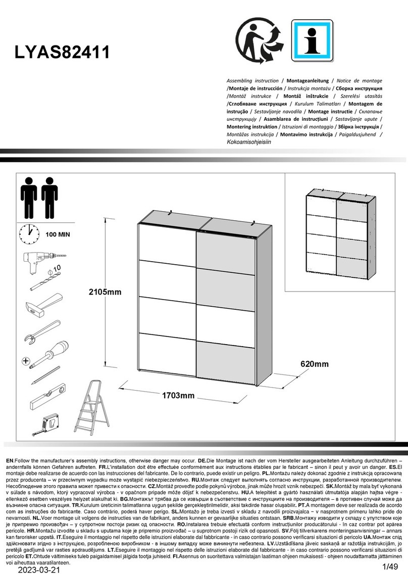 Forte LYAS82411 User manual