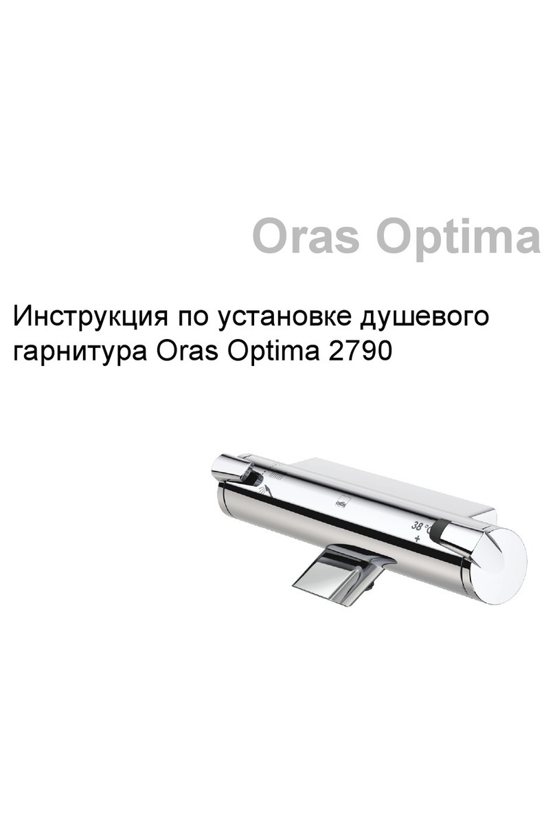 Oras Optima 2790 installation instructions