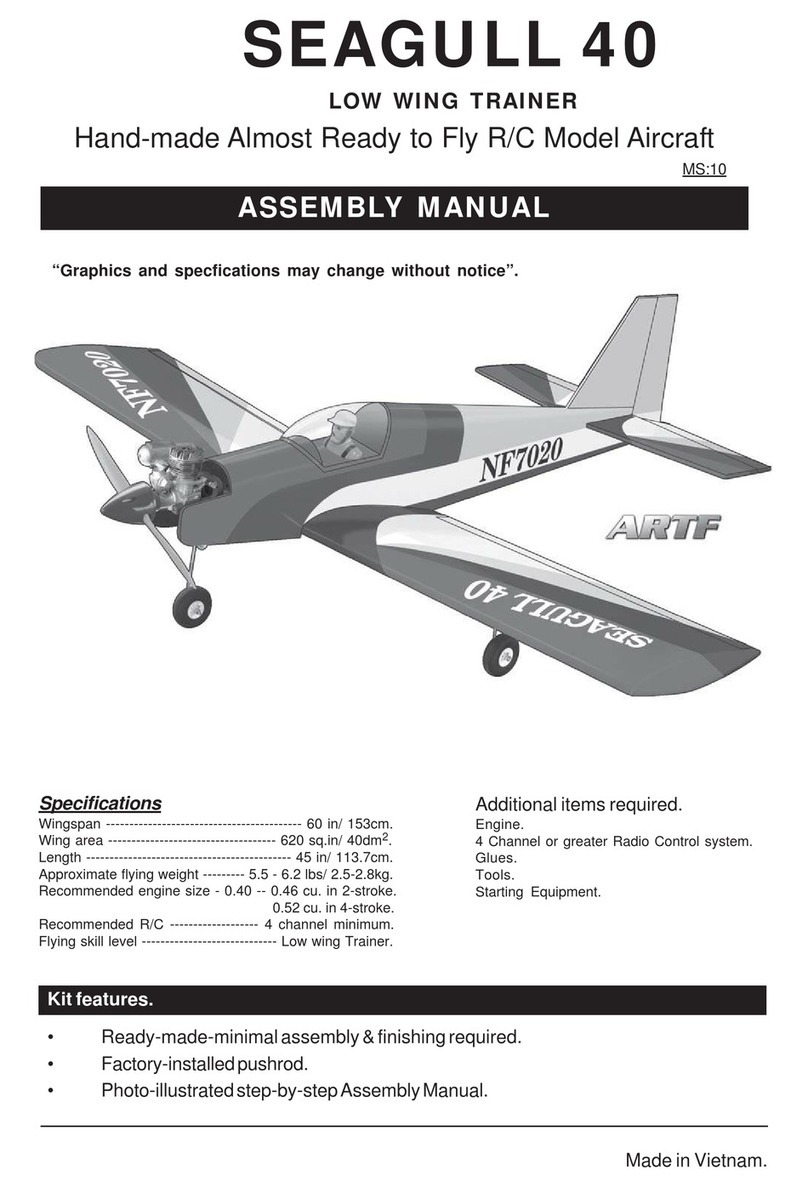 Seagull Models Low Wing Sport V2 10cc ARF User manual