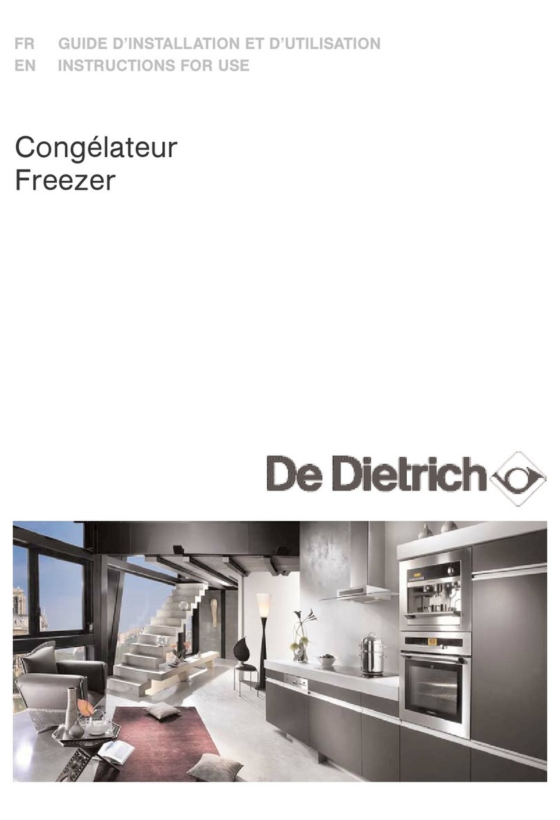 DeDietrich 6545UNX Instructions for use
