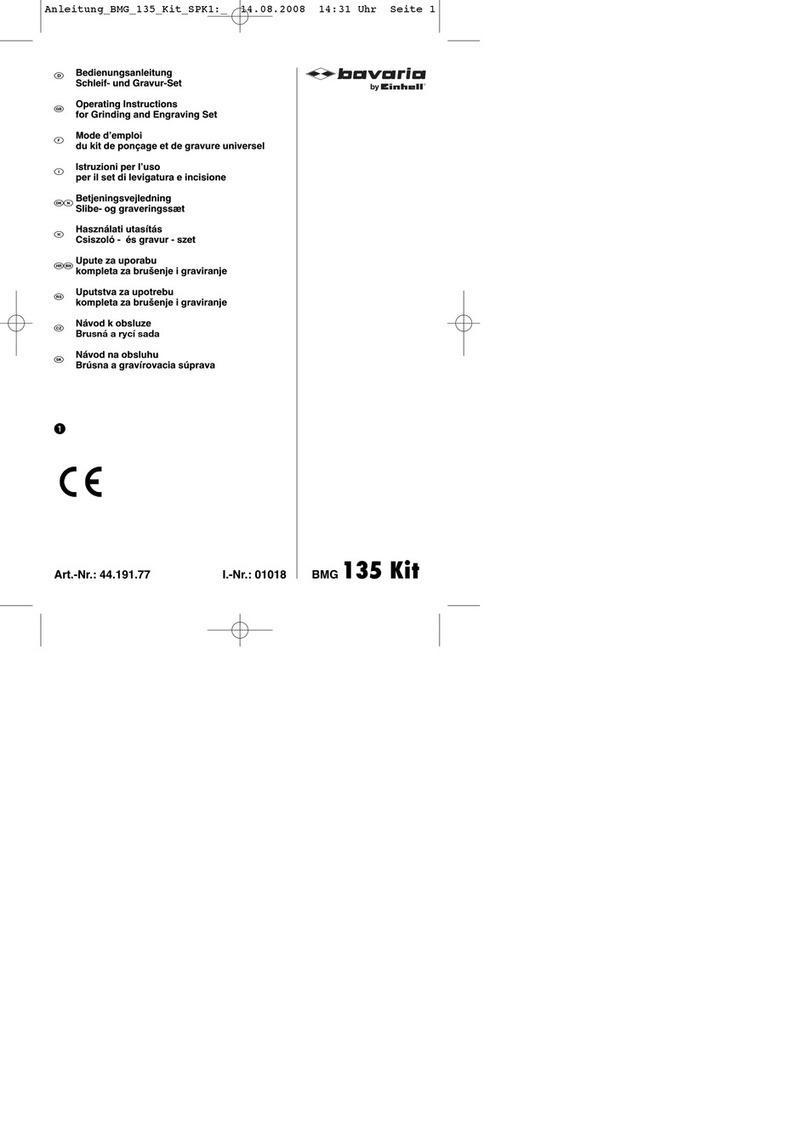 EINHELL Bavaria BMG 135 Kit operating instructions