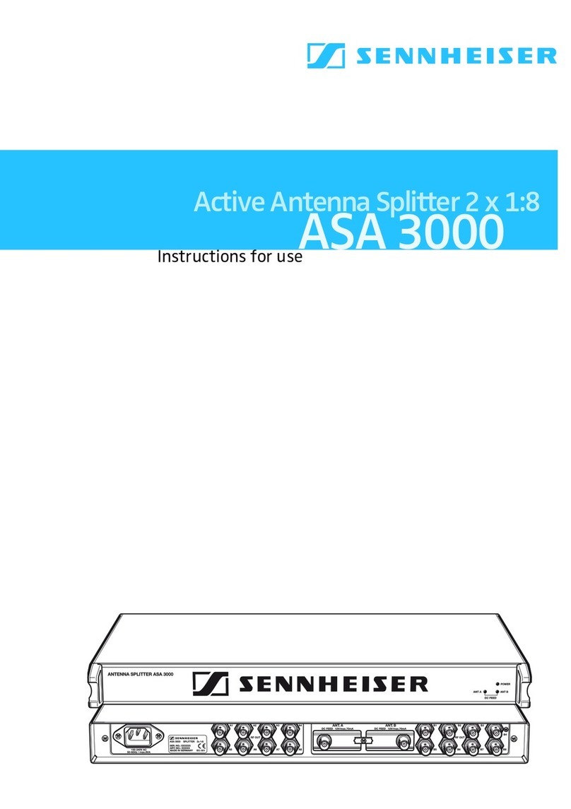 Sennheiser ASA 3000-EU Instructions for use