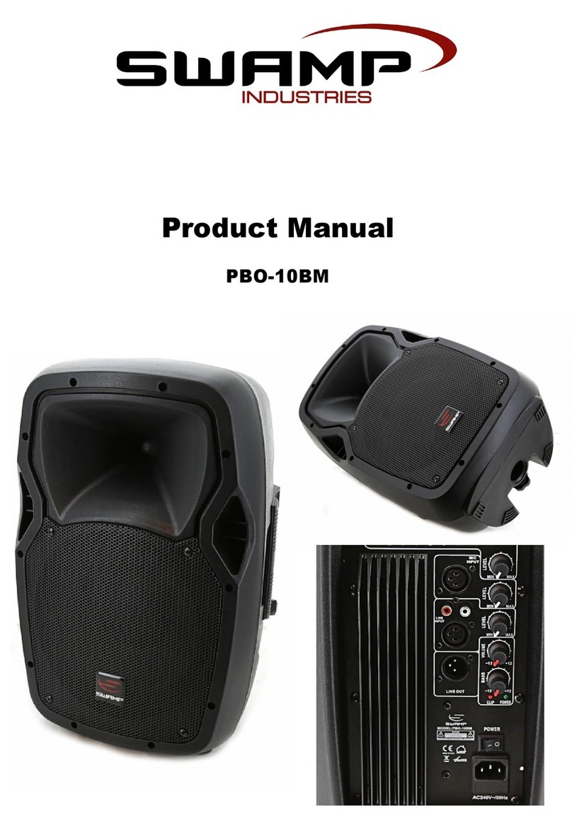 swamp PBO-10BM product manual
