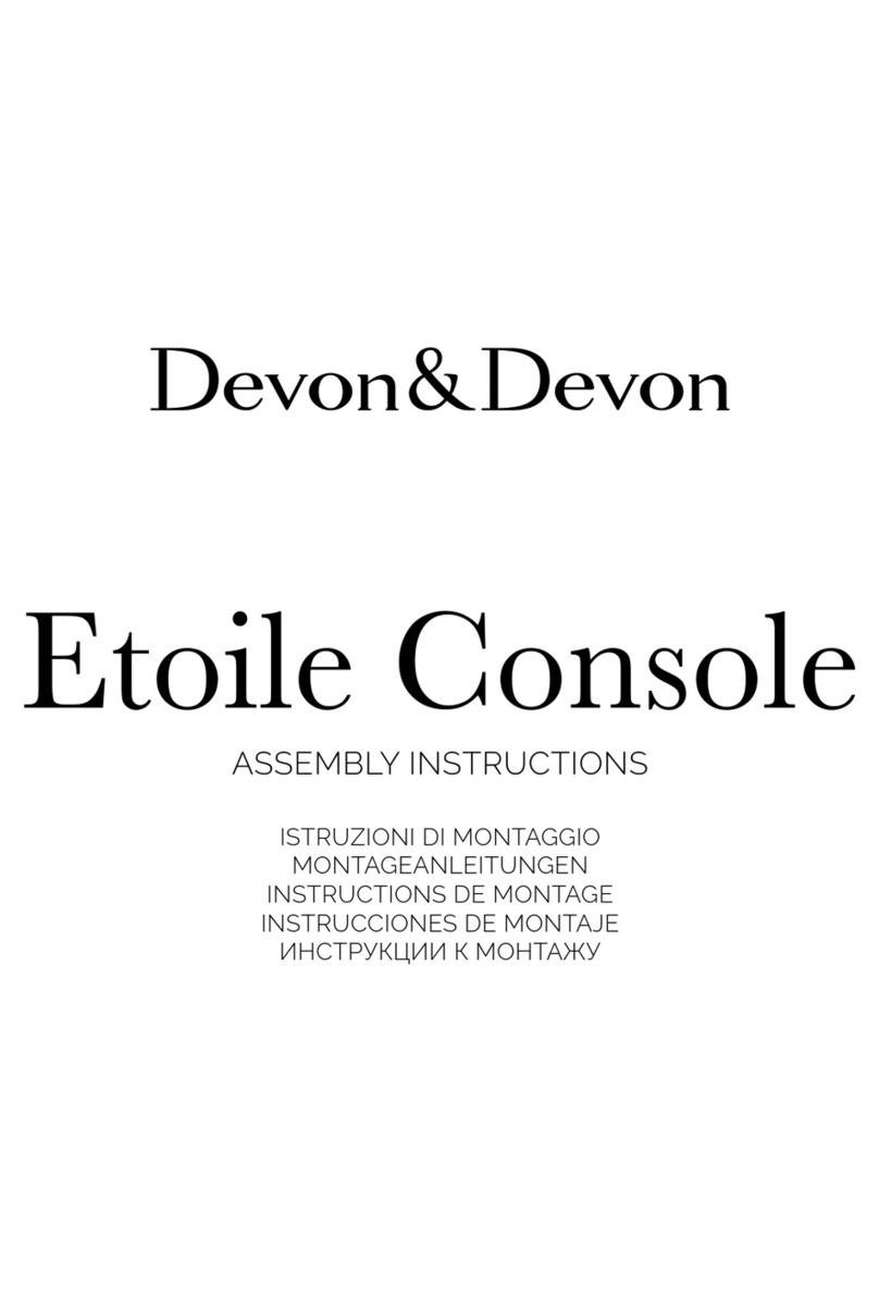 Devon & Devon Etoile Console User manual Devon & Devon Etoile Console User manual