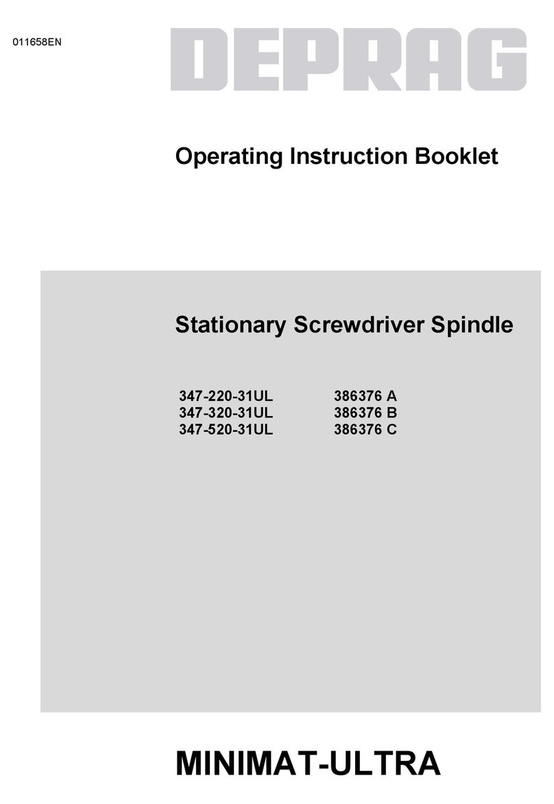 Deprag MINIMAT-ULTRA User manual