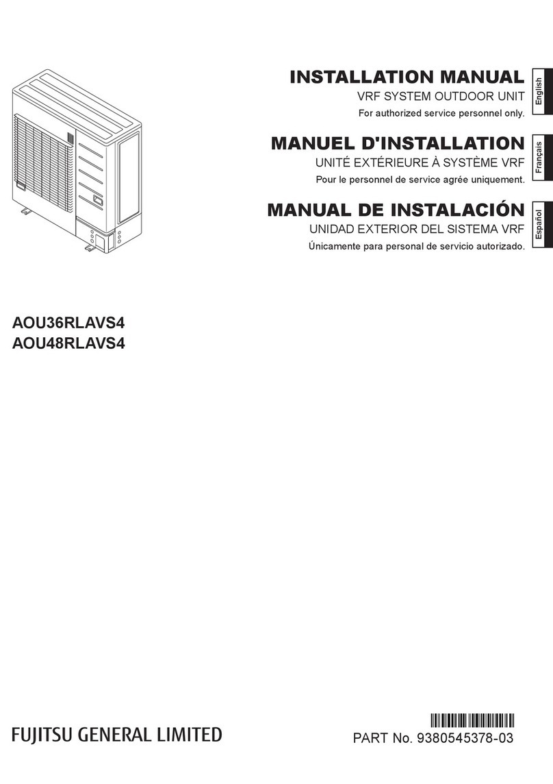 Fujitsu AOU36RLAVS4 User manual