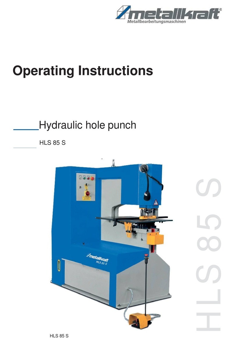 Metallkraft HLS 85 S operating instructions