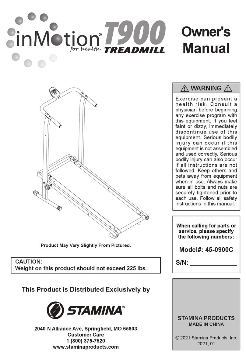 Stamina inMotion T9000 User manual