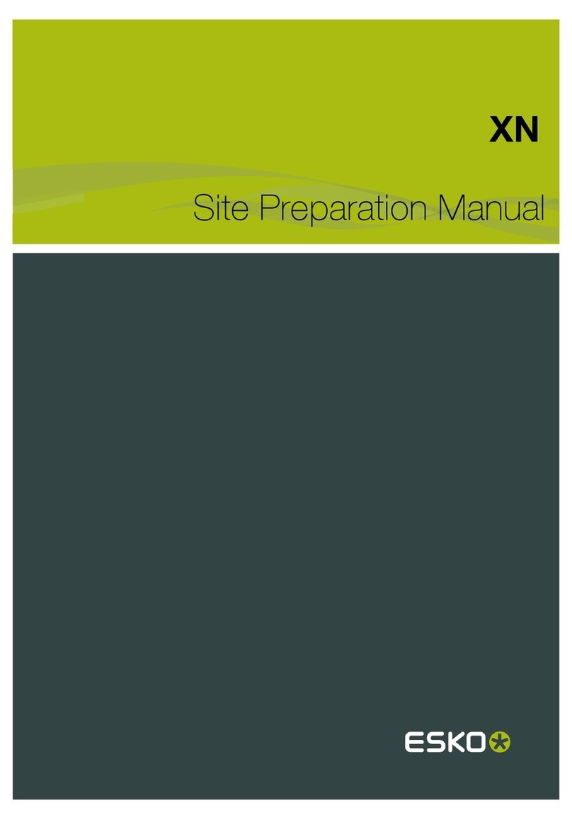 Esko Kongsberg XN Site Preparation