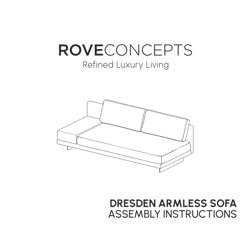 Roveconcepts DRESDEN Assembly instructions Roveconcepts DRESDEN Assembly instructions
