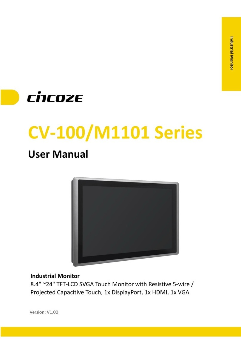 Cincoze CV-100/M1101 Series User manual