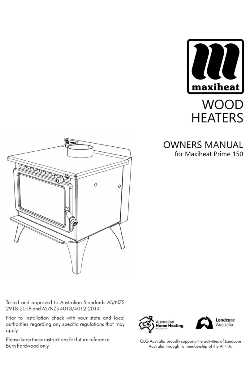 GLG Maxiheat Prime 150 owner's manual