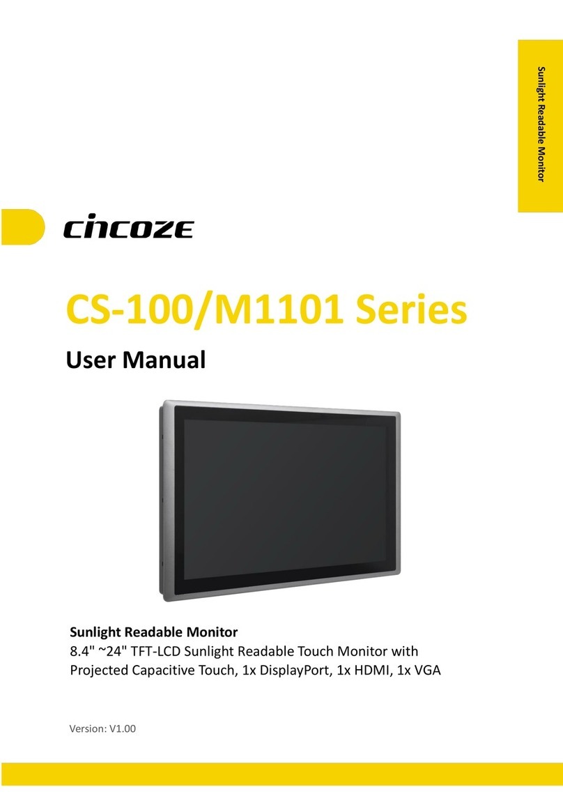 Cincoze CS-100/M1101 Series User manual