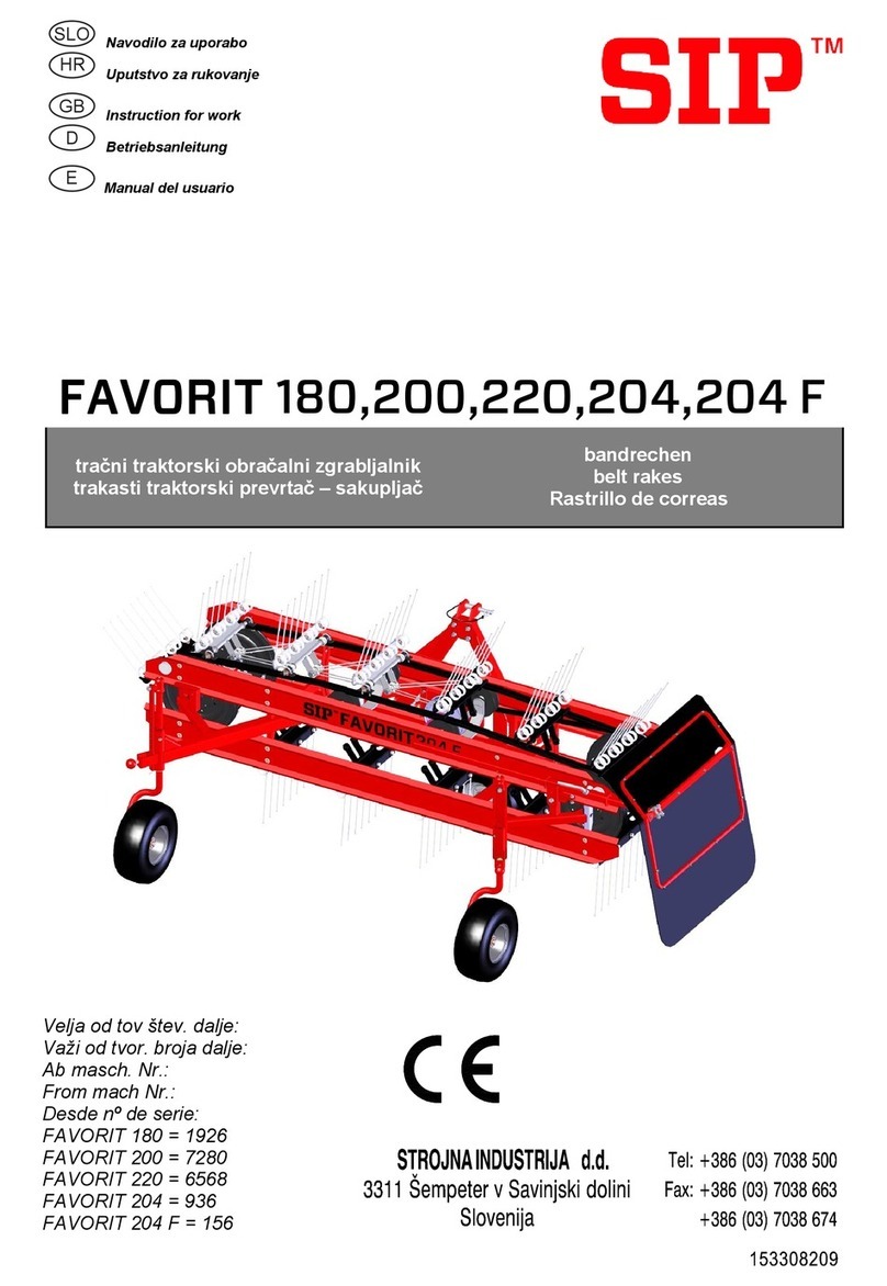 SIP FAVORIT 180 User manual