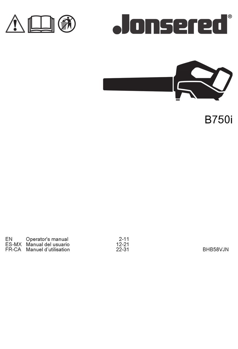Jonsered B750i User manual