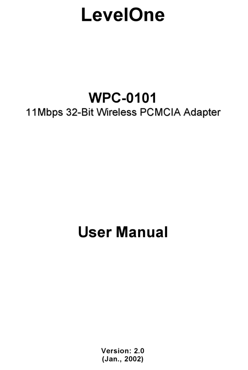 LevelOne WPC-0101 user manual