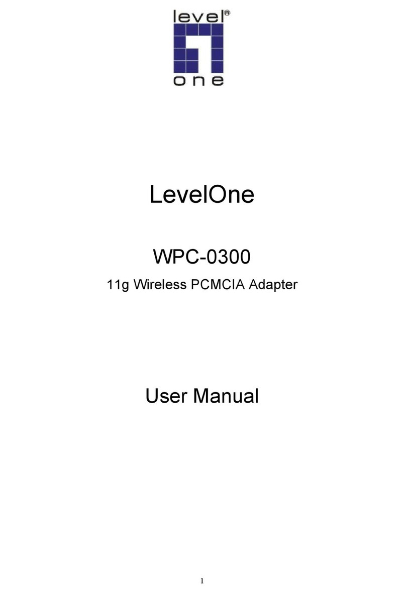 LevelOne WPC-0300 User manual