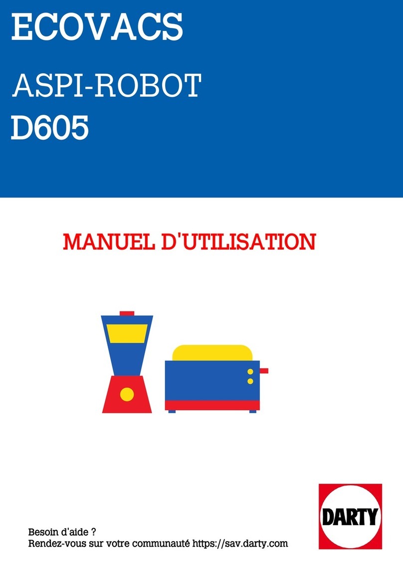 ECOVACS ROBOTICS DEEBOT 601 User manual ECOVACS ROBOTICS DEEBOT 601 User manual