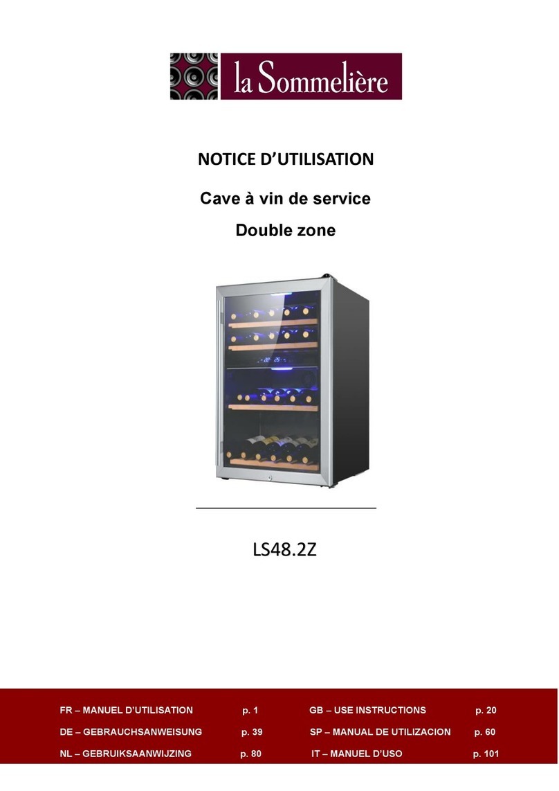 La Sommeliere LS48.2Z Use instruction