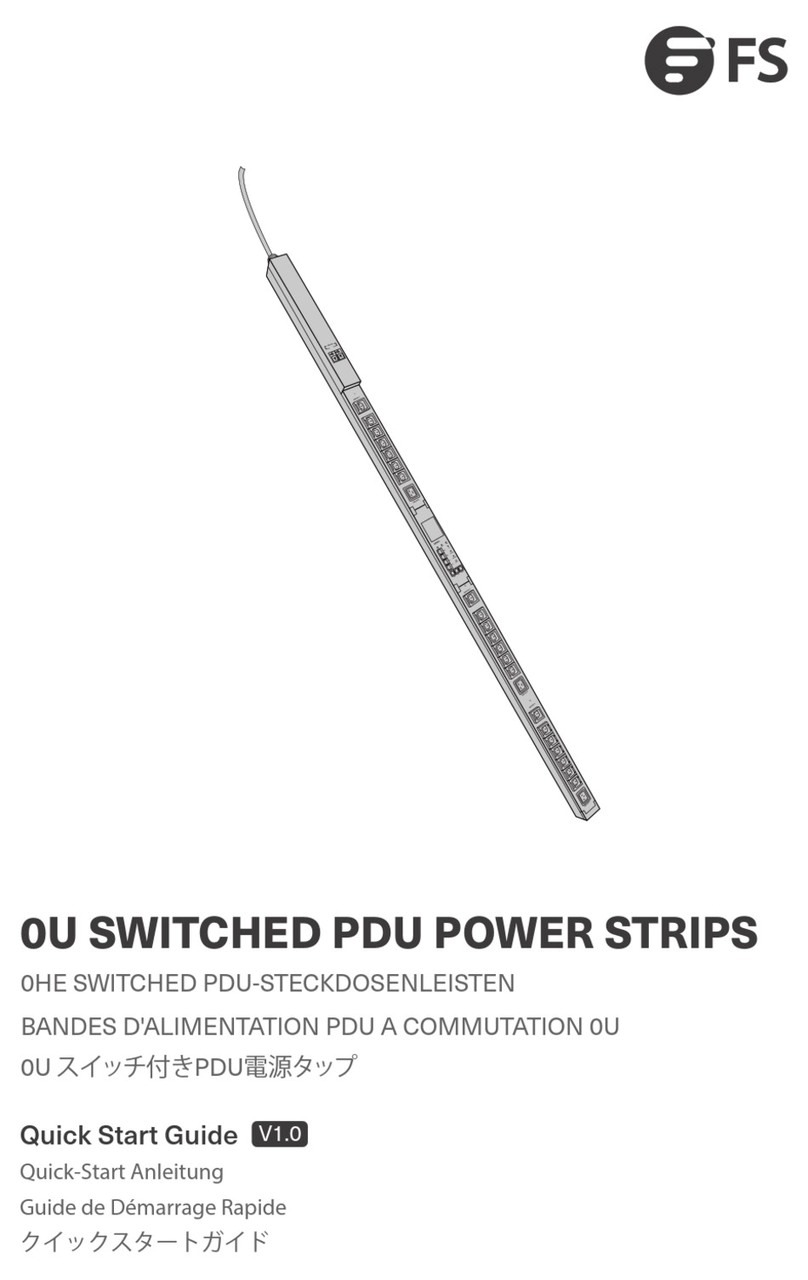 FS PDU-L6324I-VSW User manual