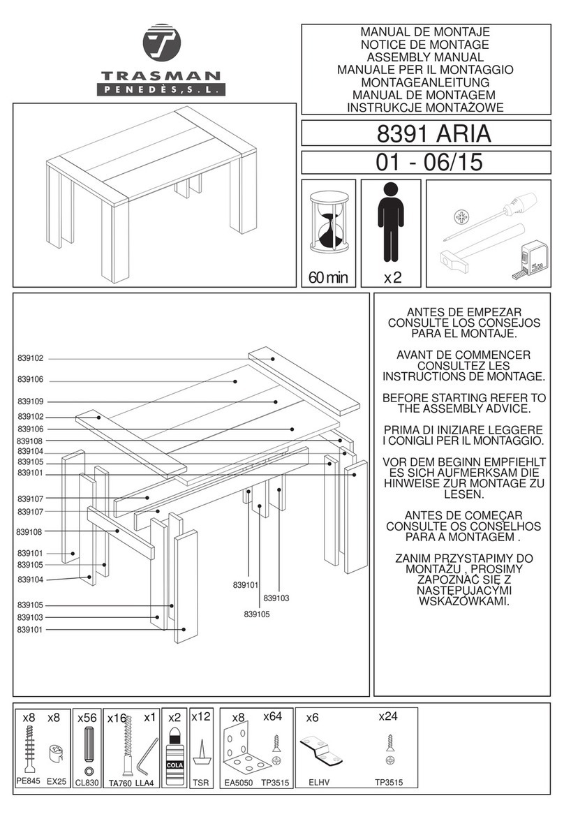 Trasman 8391 ARIA User manual