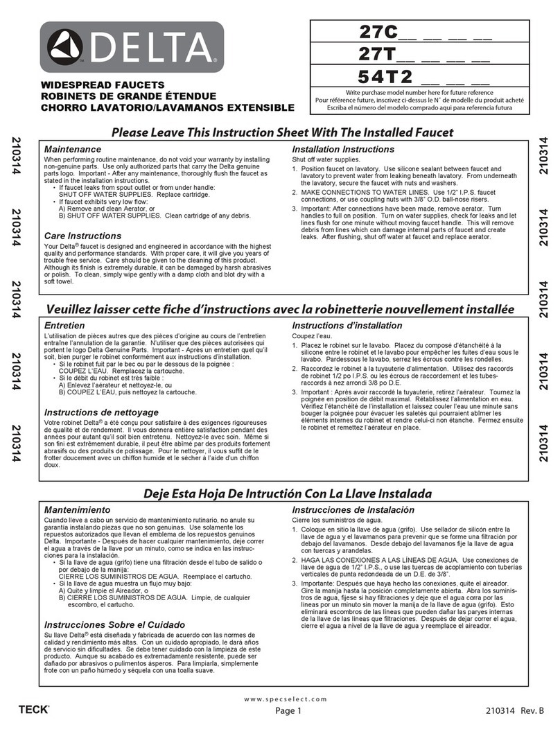 Delta 27C Series User manual