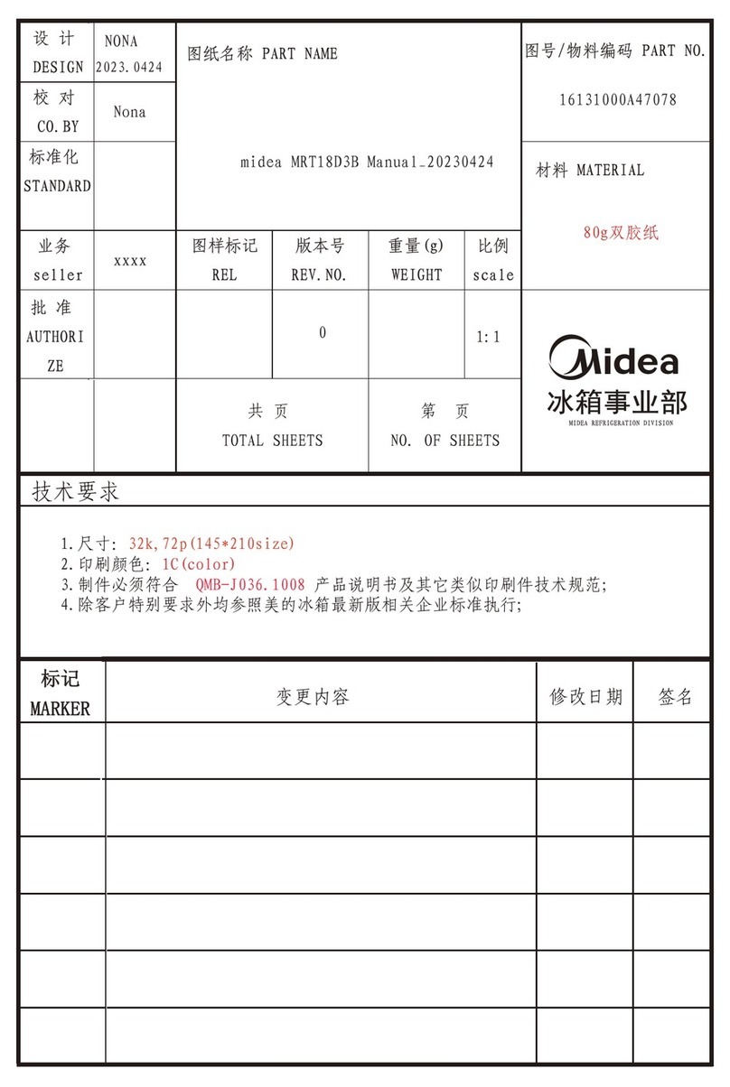 Midea MRT18D2BST User manual