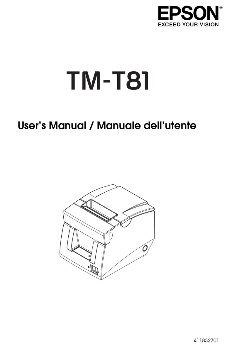 Epson TM-T81 User manual