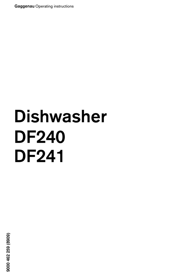 Gaggenau DF 240 operating instructions