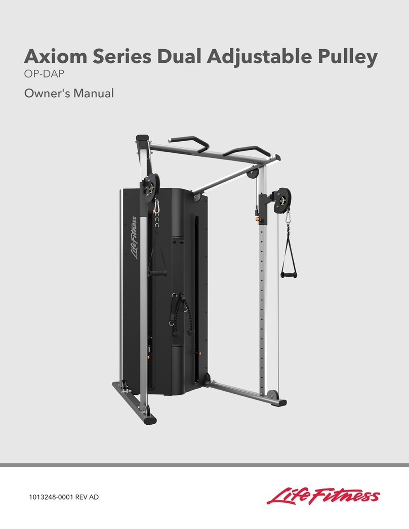 Life Fitness Axiom Series owner's manual Life Fitness Axiom Series owner's manual