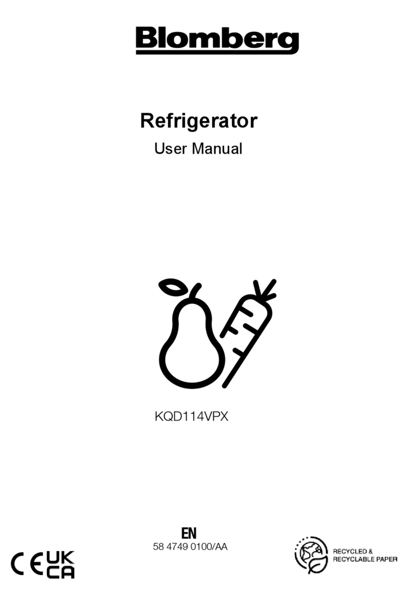 Blomberg KQD114VPX User manual