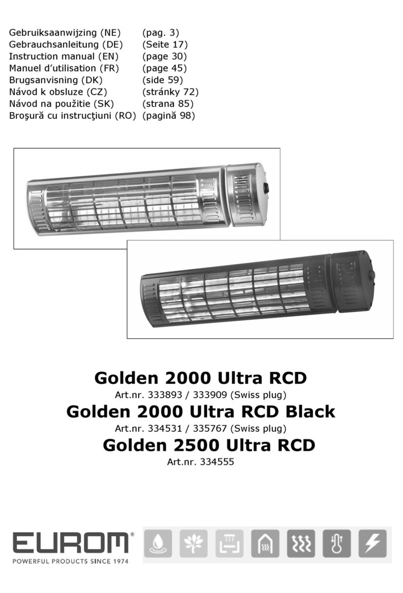 EUROM GOLDEN 2500 ULTRA RCD instruction manual