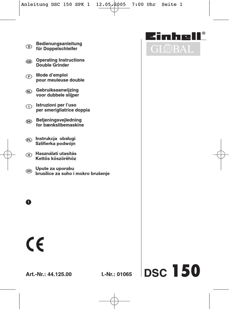 Einhell Global DSC 150 User manual