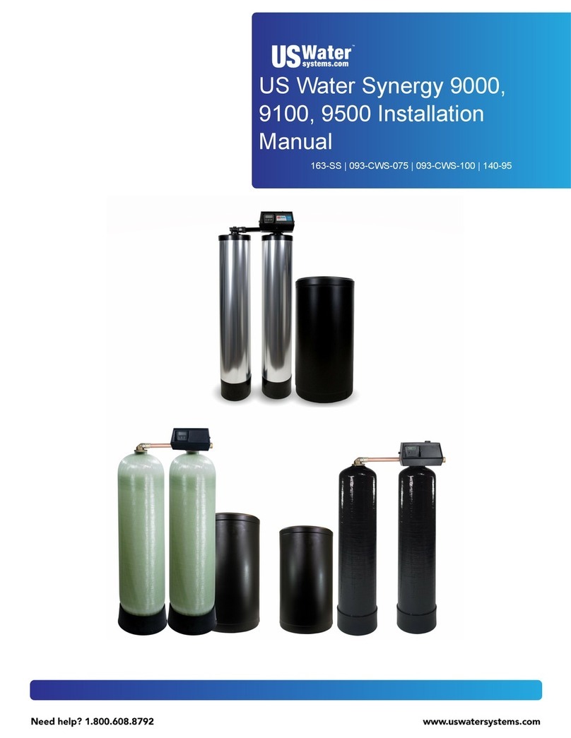 US Water Systems Synergy 9000 User manual