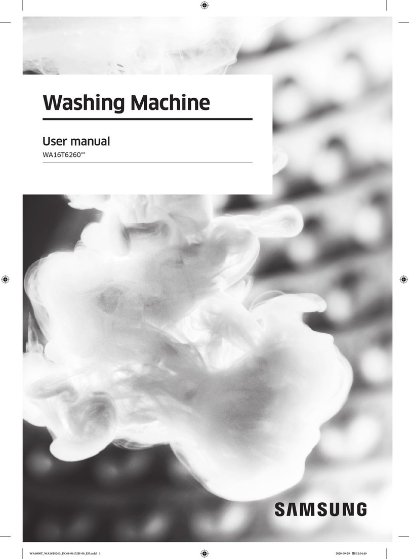 Samsung WA16T6260 Series User manual
