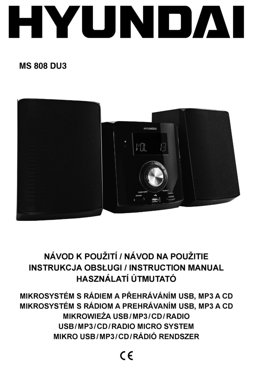 Hyundai MS 808 DU3 User manual
