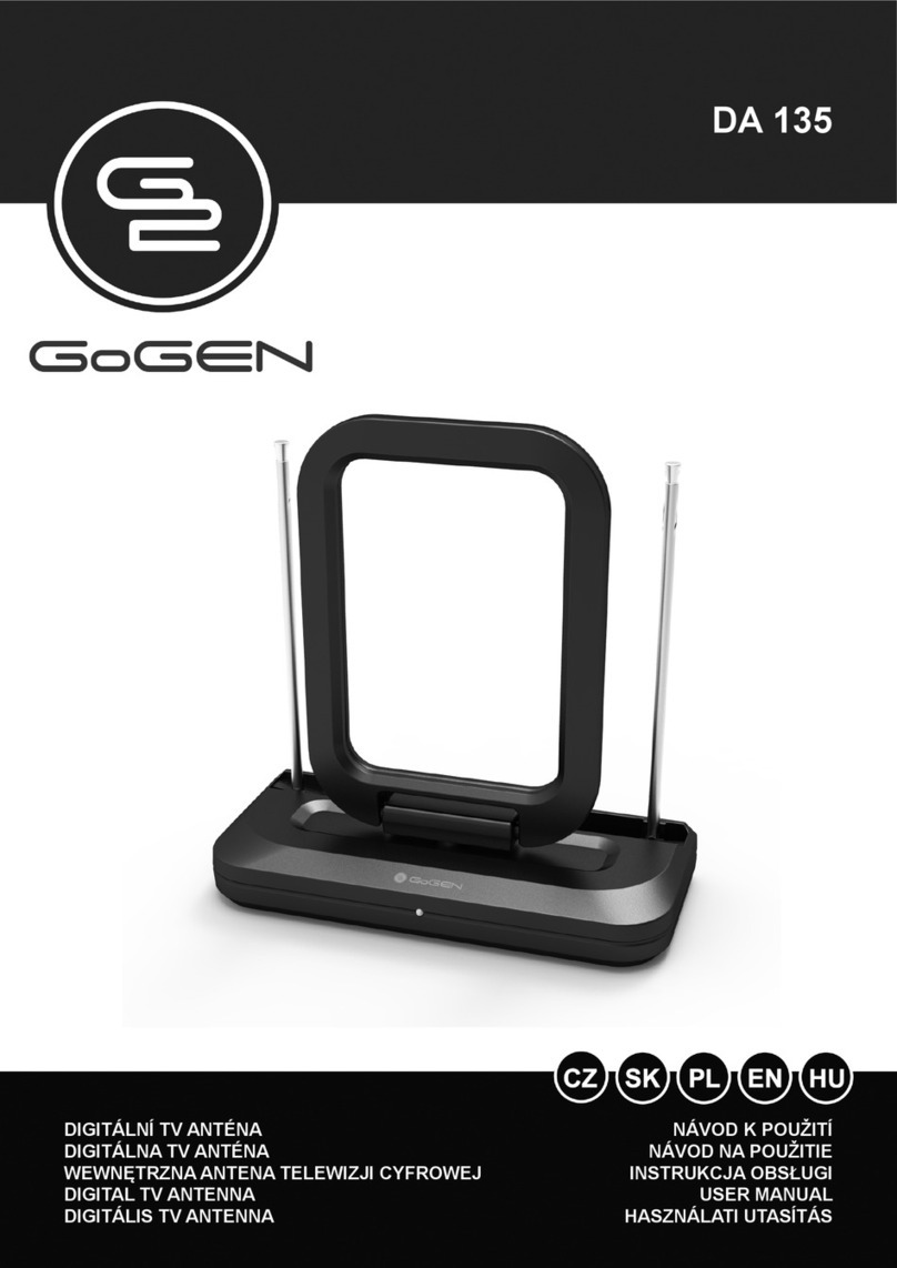 Gogen DA 135 User manual