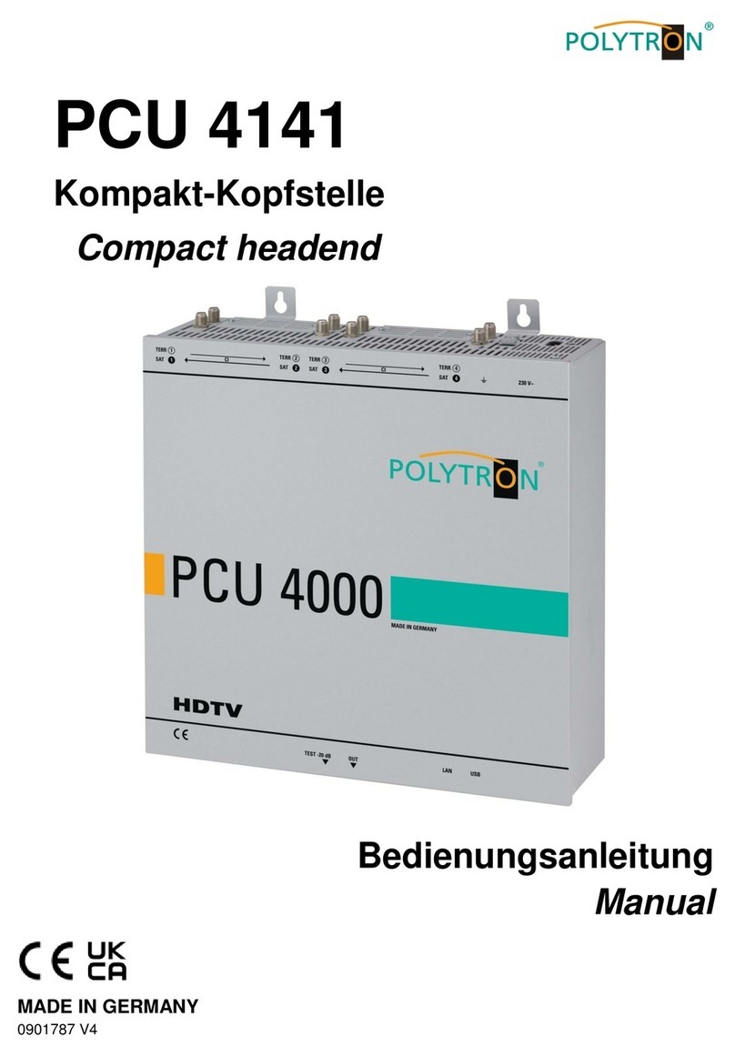 Polytron PCU 4141 User manual