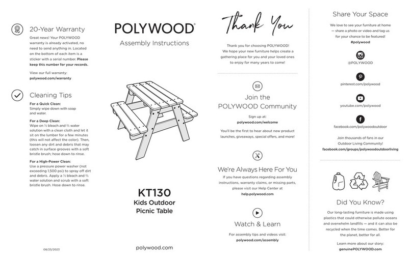 Polywood KT130 User manual
