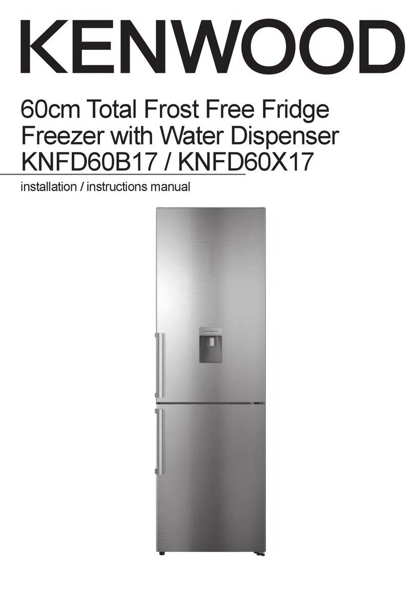Kenwood KNFD60B17 Installation instructions manual